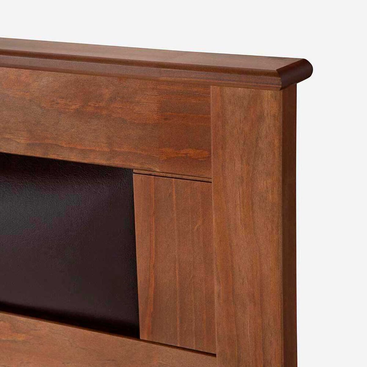 Cama Europea Rosen 1,5 Plazas Pratta + Respaldo + Velador Ferrera