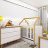 Cuna Montessori Blanca /Natural Bbpro (140X70Cm) 3 Cajas