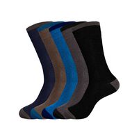 Pack 5 Calcetines Hombre Top Negro