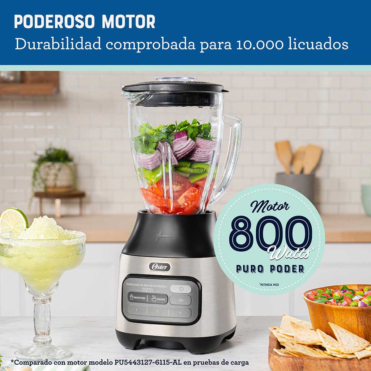 Licuadora Reversible Oster BLSTPEGNRT-052 1,5 lts.