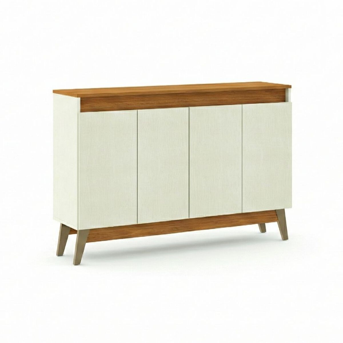 Buffet Exit Trento 4 Puertas Blanco