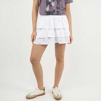 Falda Mini Mujer Icono Blanco