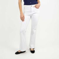 Jeans Mujer Zibel Blanco, Celeste, Indigo