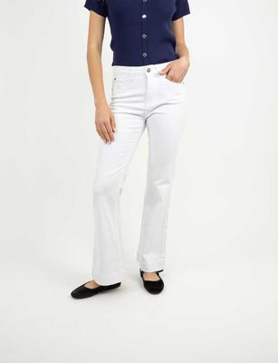 Imagen 1 del producto Jeans Mujer Zibel Blanco, Celeste, Indigo