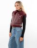 Chaqueta Crop Ecocuero Chiporro Sin Mangas Mujer Icono