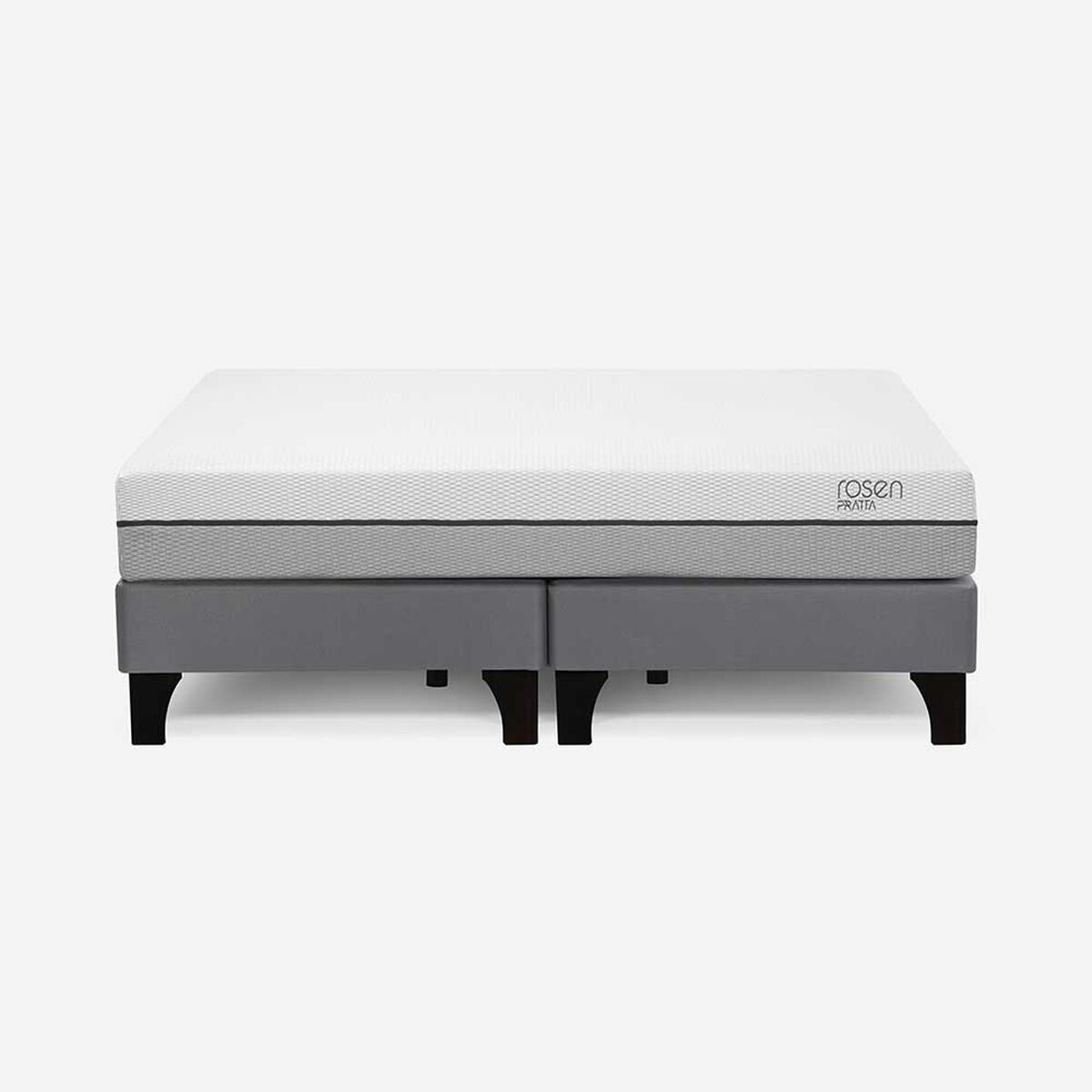 Cama Europea Rosen Base Dividida 2 Plazas Pratta