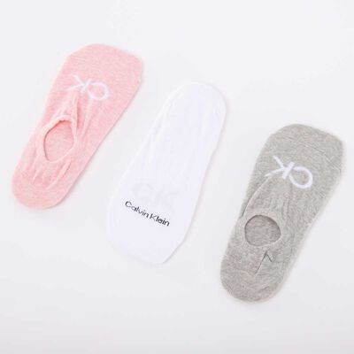 Imagen 1 del producto Pack 3 Calcetas de Algodón Rosado Mujer Calvin Klein