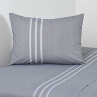 Juego de Sábanas American Family 1 Plaza Trami 144 Hilos Gris