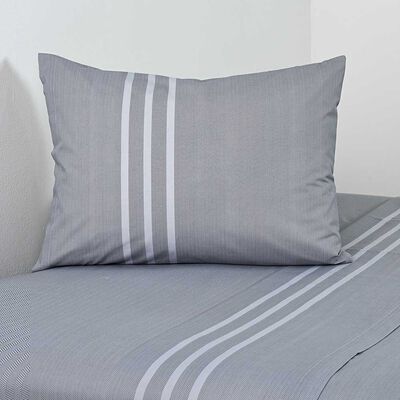 Imagen 1 del producto Juego de Sábanas American Family 1 Plaza Trami 144 Hilos Gris