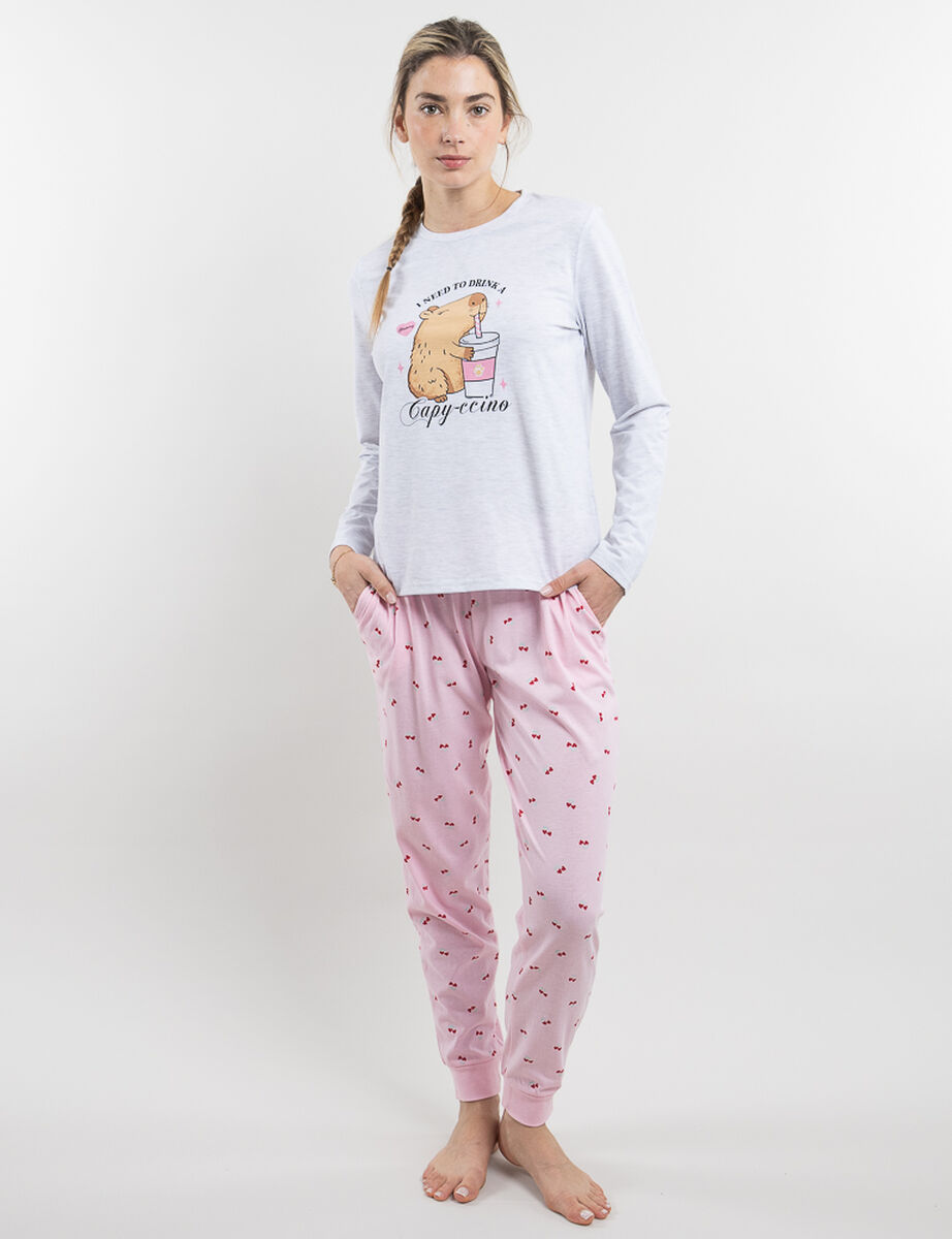 Polera Pijama Mujer Icono