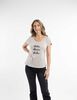Polera Con Estampado Manga Corta Mujer Portman Club