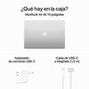 Macbook Air Apple MRYP3CI/A Chip M3 8GB 256GB SSD 15,3" Plata
