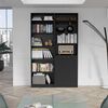 Estante 2 Puertas + Estante 5 Repisas + 2 Complementos TuHome Home Wengue