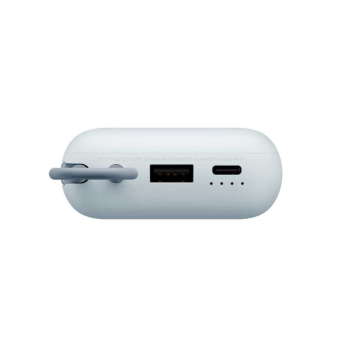 Batería Externa Xiaomi 10000mAh Ice Blue GL Integrated Cable
