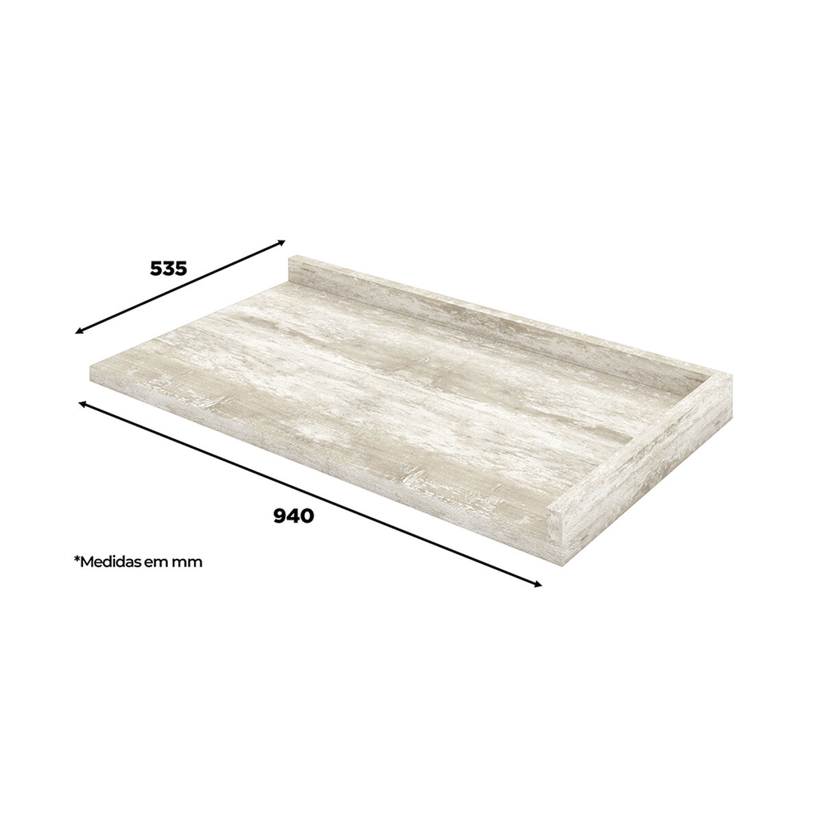 Mueble de Cocina Home Mobili Tulum 1 Puerta Blanco