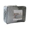 Cubrecama Doral 1,5 Plazas Jacquard Liso Gris