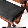 Juego de Comedor Latam Home Sevilla Cadiz 2 Sillas + 2 Bancas Velvet Negro