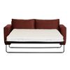 Sof&aacute; Cama Latam Home Livorno 3 Cuerpos Chocolate