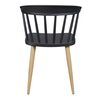 Pack 4 Sillas de Comedor Vincenzi Madrid Negro