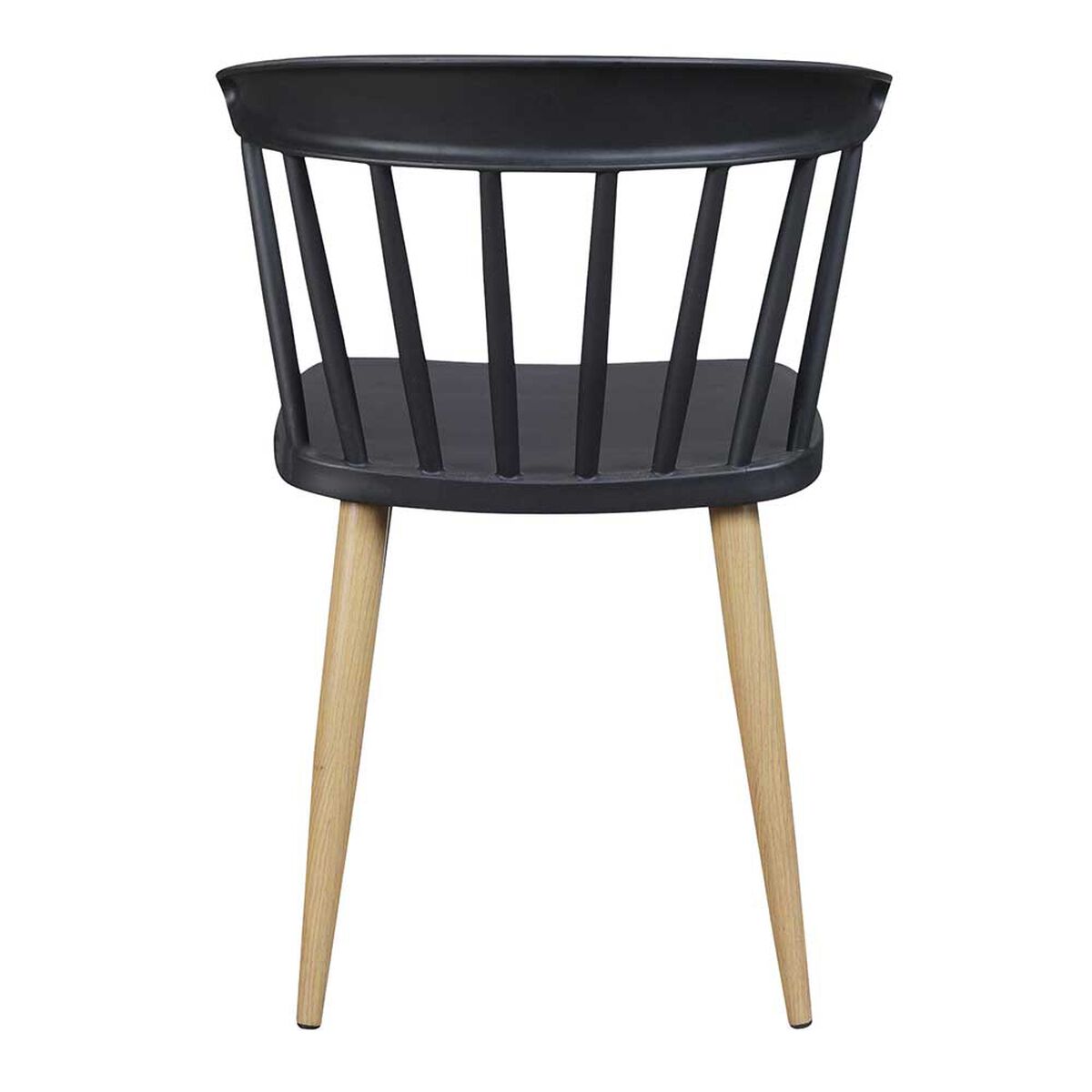 Pack 4 Sillas de Comedor Vincenzi Madrid Negro