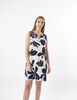 Vestido Lino Midi Sin Mangas Mujer Portman Club