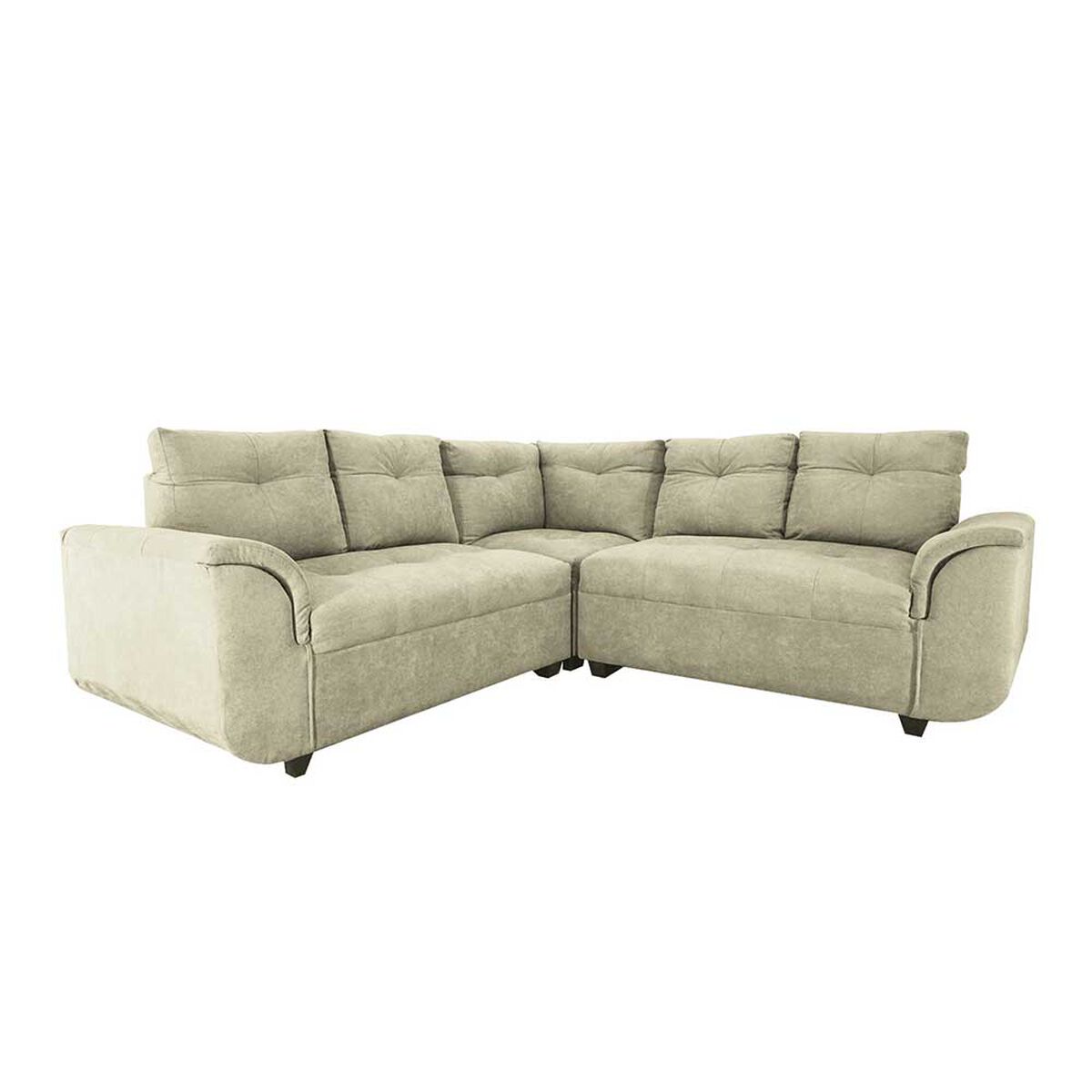 Sofá Seccional Deco Class Oxford 5 Cuerpos Beige