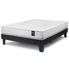 Combo Cama Europea Rosen 2 Plazas Ergo-T + Set Maderas Zibel Paris + Pack Almohadas Celta Imperial Soft