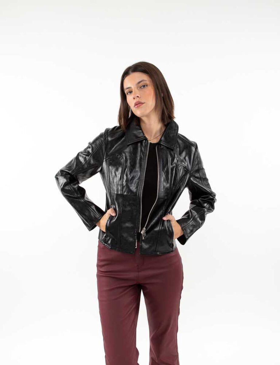 Chaqueta Ecocuero Mujer Fiorucci