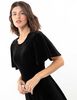 Vestido Corto Terciopelo Plush Mujer Zibel