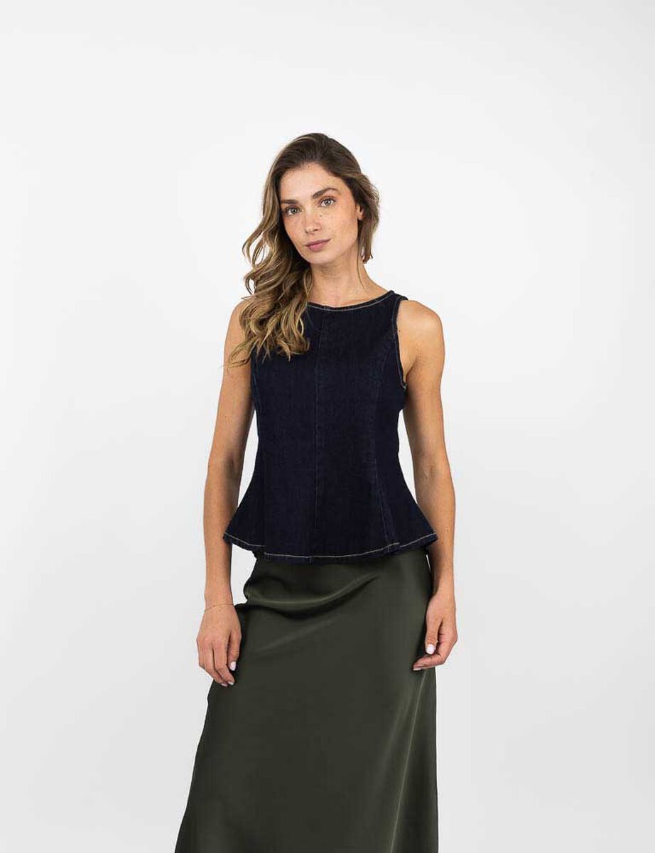 Blusa Sin Mangas Mujer Zibel