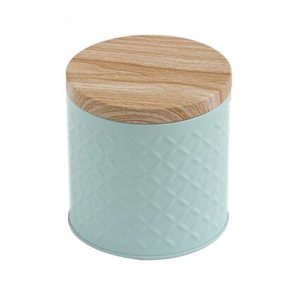 Imagen 1 del producto Lata Decorativa Metal Vgo 10 x 10 cm Celeste