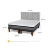 Cama Europea CIC Base Dividida 2 Plazas Balance + Respaldo Sile