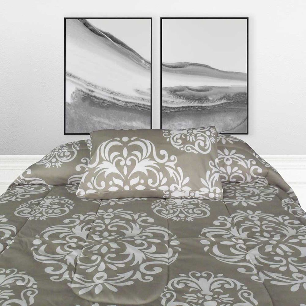 Plumón Estampado Idetex 2 Plazas Crown