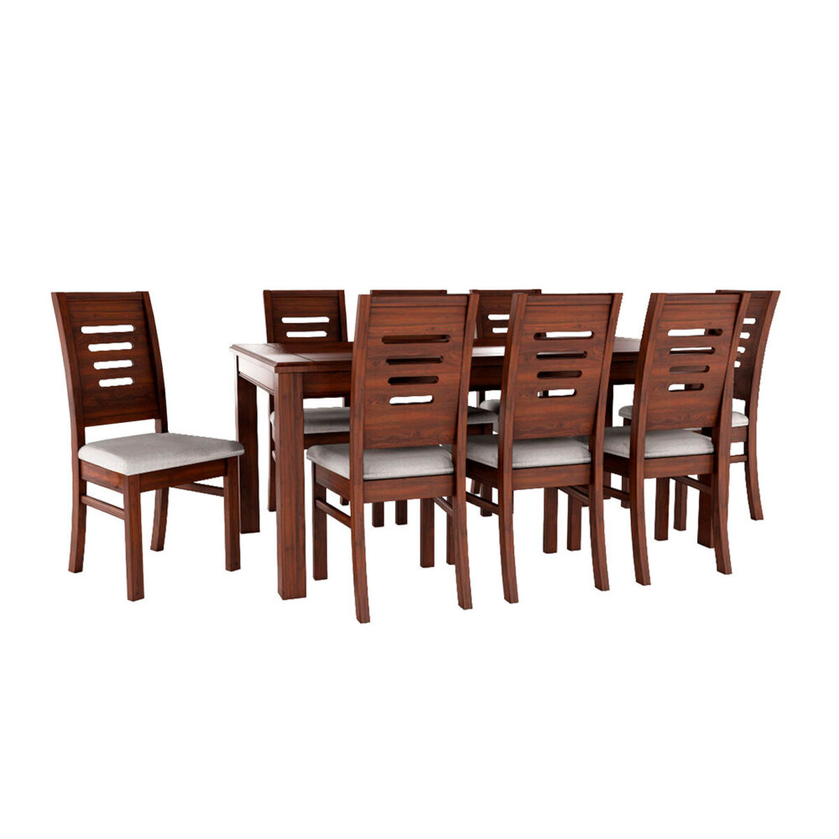 Juego de Comedor Muebles Hema Roma 8 Sillas Nogal