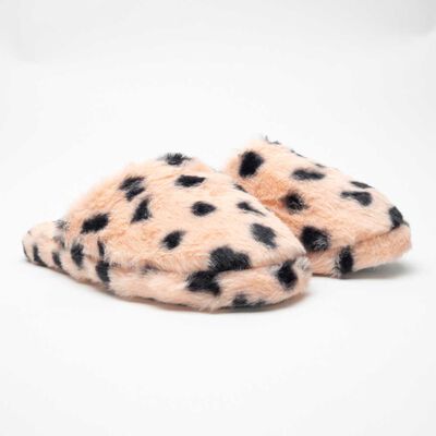 Pantufla Mujer Icono Celeste