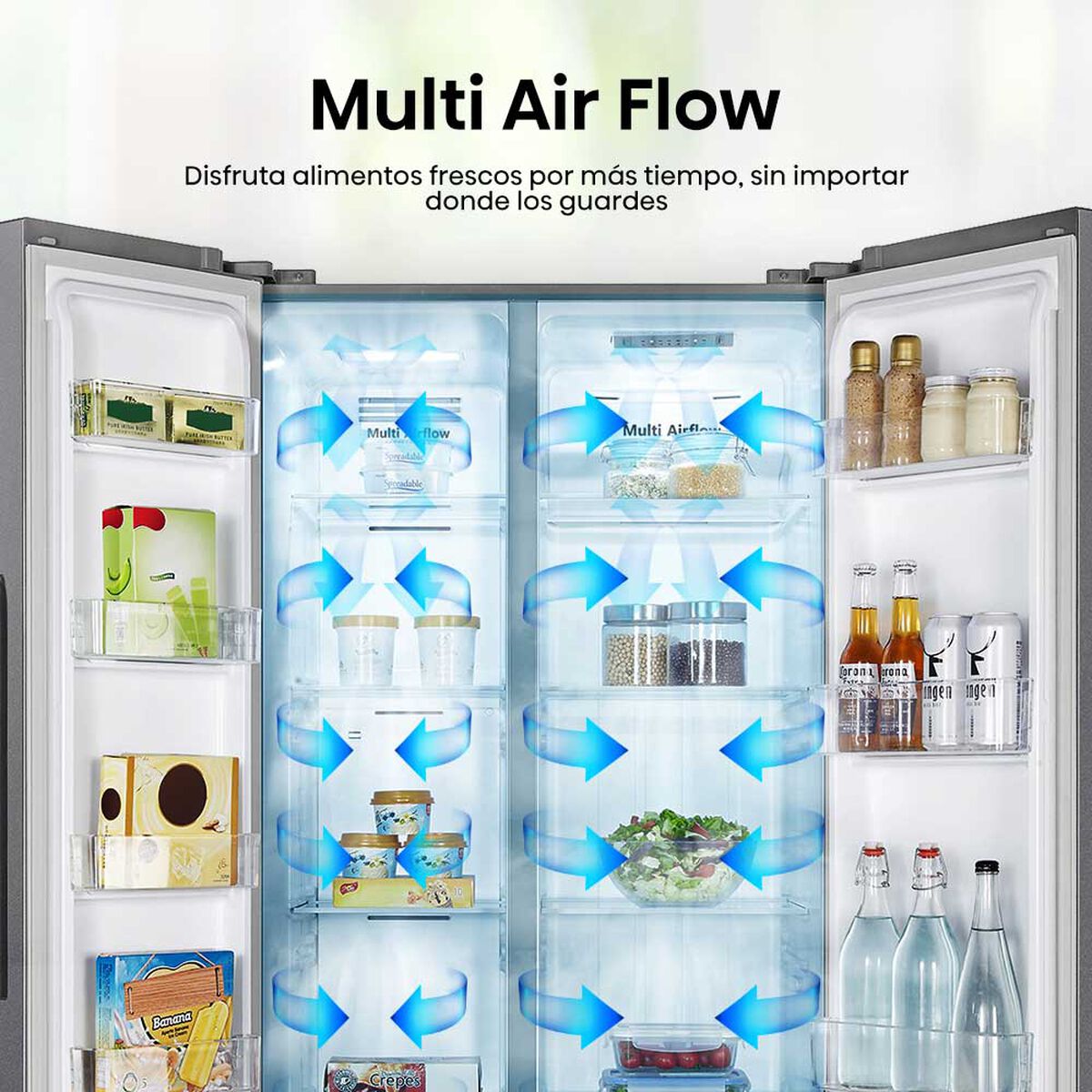 Refrigerador Side by Side Hisense RC-56WS 428 lts.