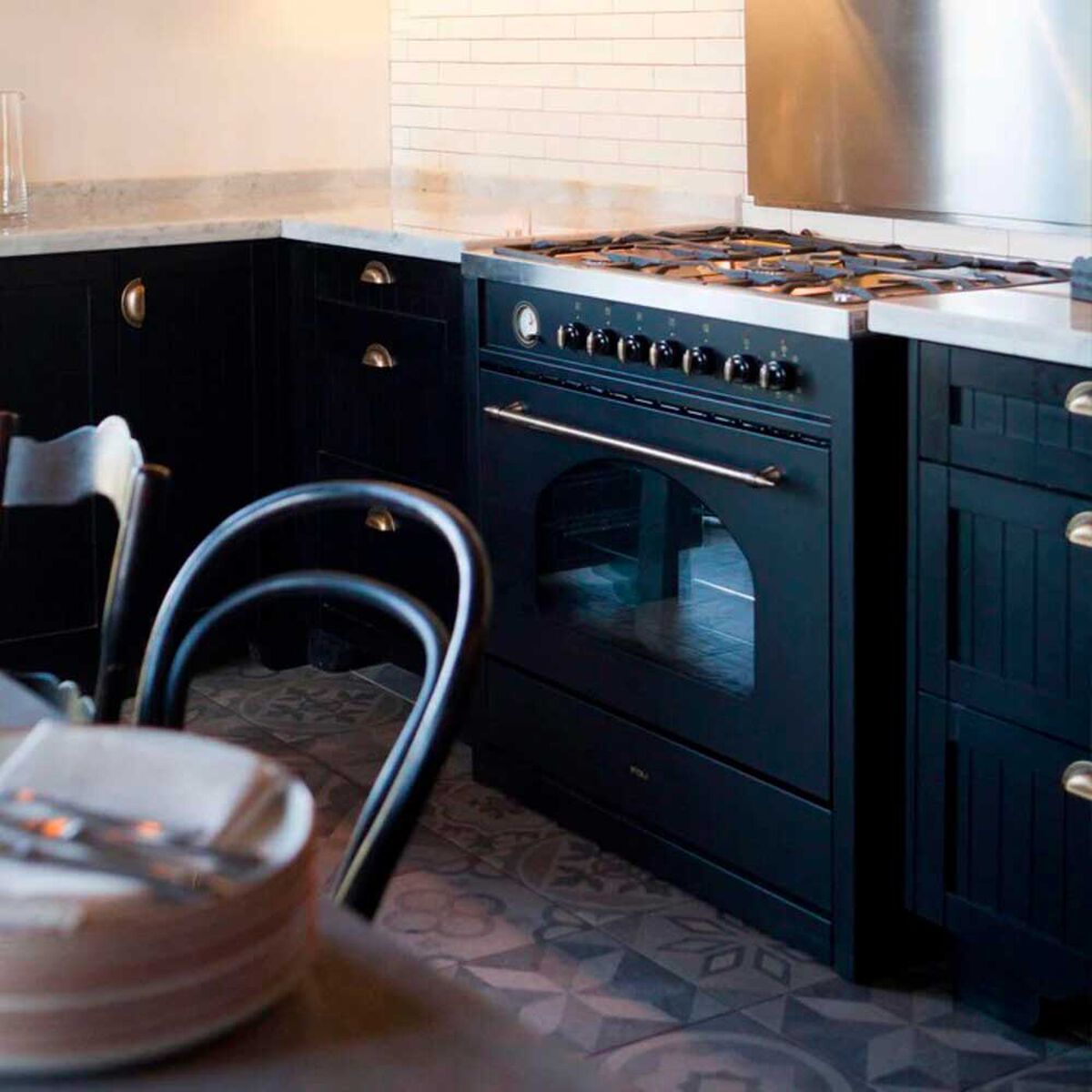 Cocina FDV Deluxe Vintage 90 5 Quemadores 107 lts.