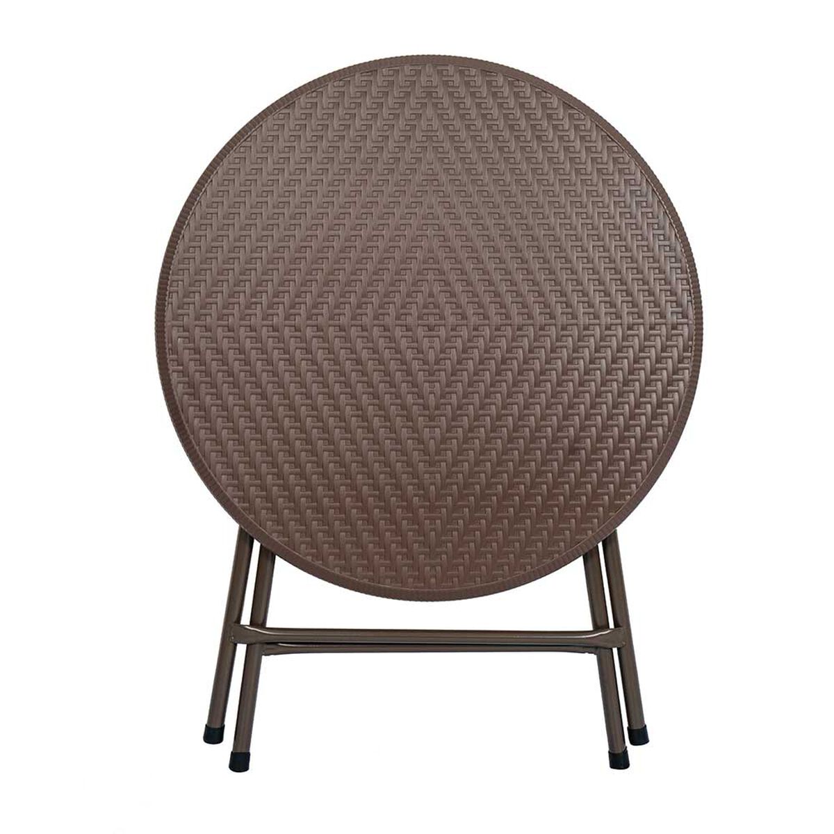 Mesa Plegable Redonda Northwest NW-RT80 Café 80 cm