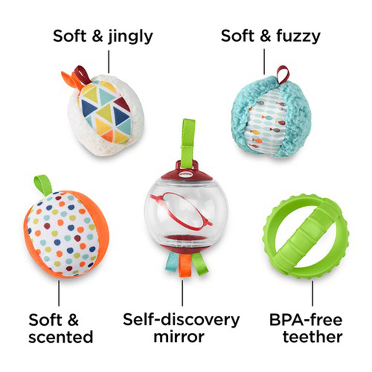 Pelotitas de Aprendizaje Sensorial Fisher-Price