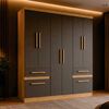 Closet Yardas Liliana 6 Puertas 4 Cajones Bicolor