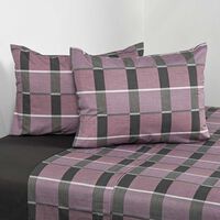 Juego de Sábanas Cannon 200 Hilos King Check Rosa
