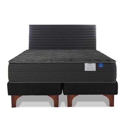 Imagen 2 del producto Cama Europea Flex Base Dividida King Black + Respaldo Modern Grafito