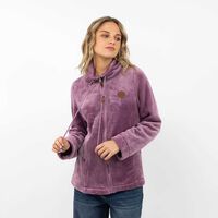 Polerón Peludo Mujer Icono Morado