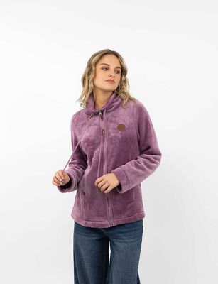 Imagen 1 del producto Polerón Peludo Mujer Icono Morado