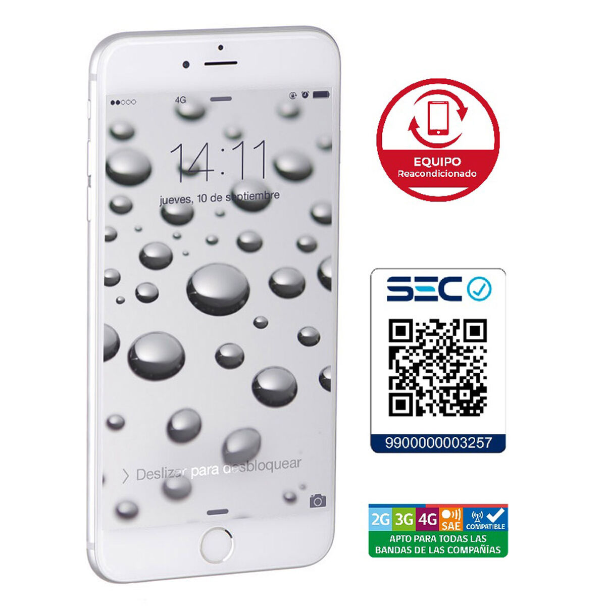 Celular Apple Iphone 6s 16GB 4.7" Reacondicionado Plata Liberado