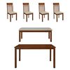Juego de Comedor Fm Furniture Qatar M1400 4 Sillas 1 Banca