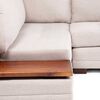 Sof&aacute; Seccional Living Factory Michigan 6 Cuerpos Beige