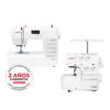Combo Máquina de Coser Janome 1050DC + Overlock 8002D
