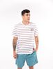 Polera Algodón Rayas Manga Corta Hombre Icono