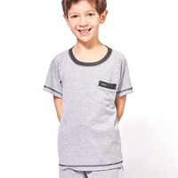 Pijama de Algodón Niño Kayser Gris
